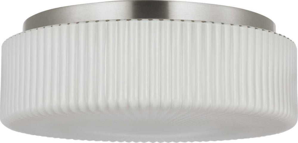 Axira Two Light Flush Mount in Brushed Nickel Generation Lighting Canada