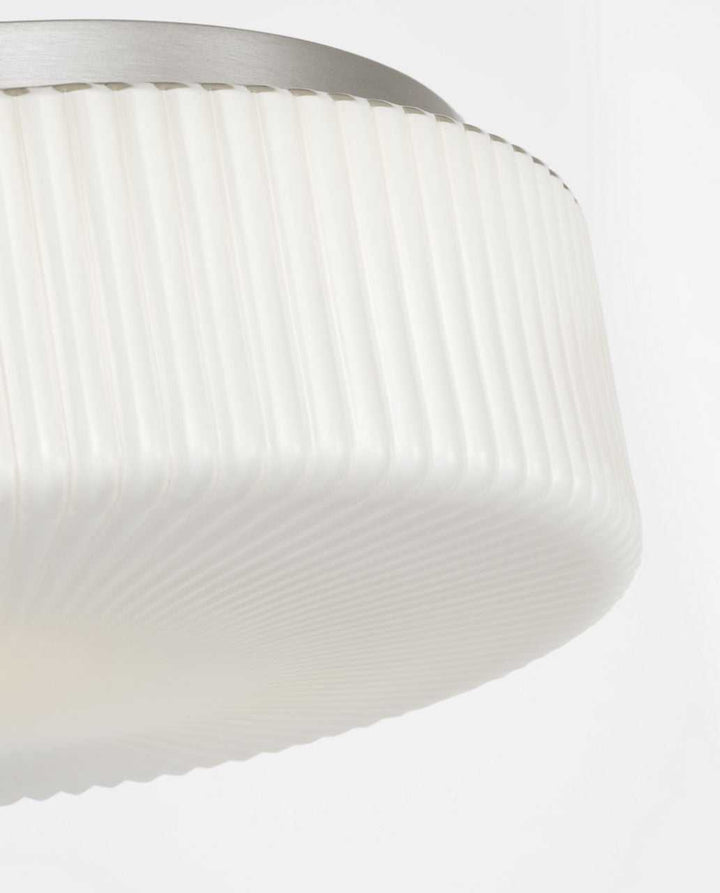 Axira Two Light Flush Mount in Brushed Nickel Generation Lighting Canada