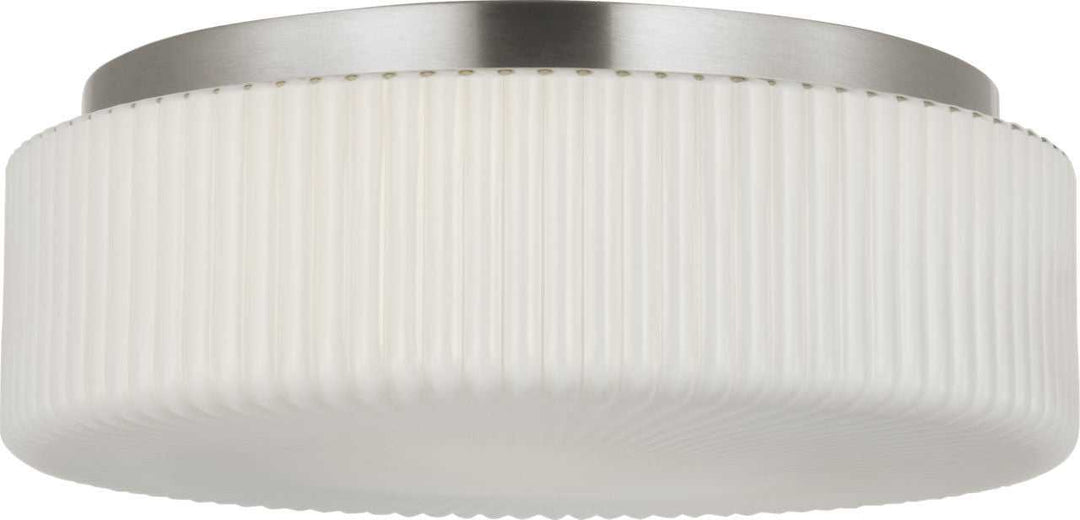 Axira Two Light Flush Mount in Brushed Nickel Generation Lighting Canada