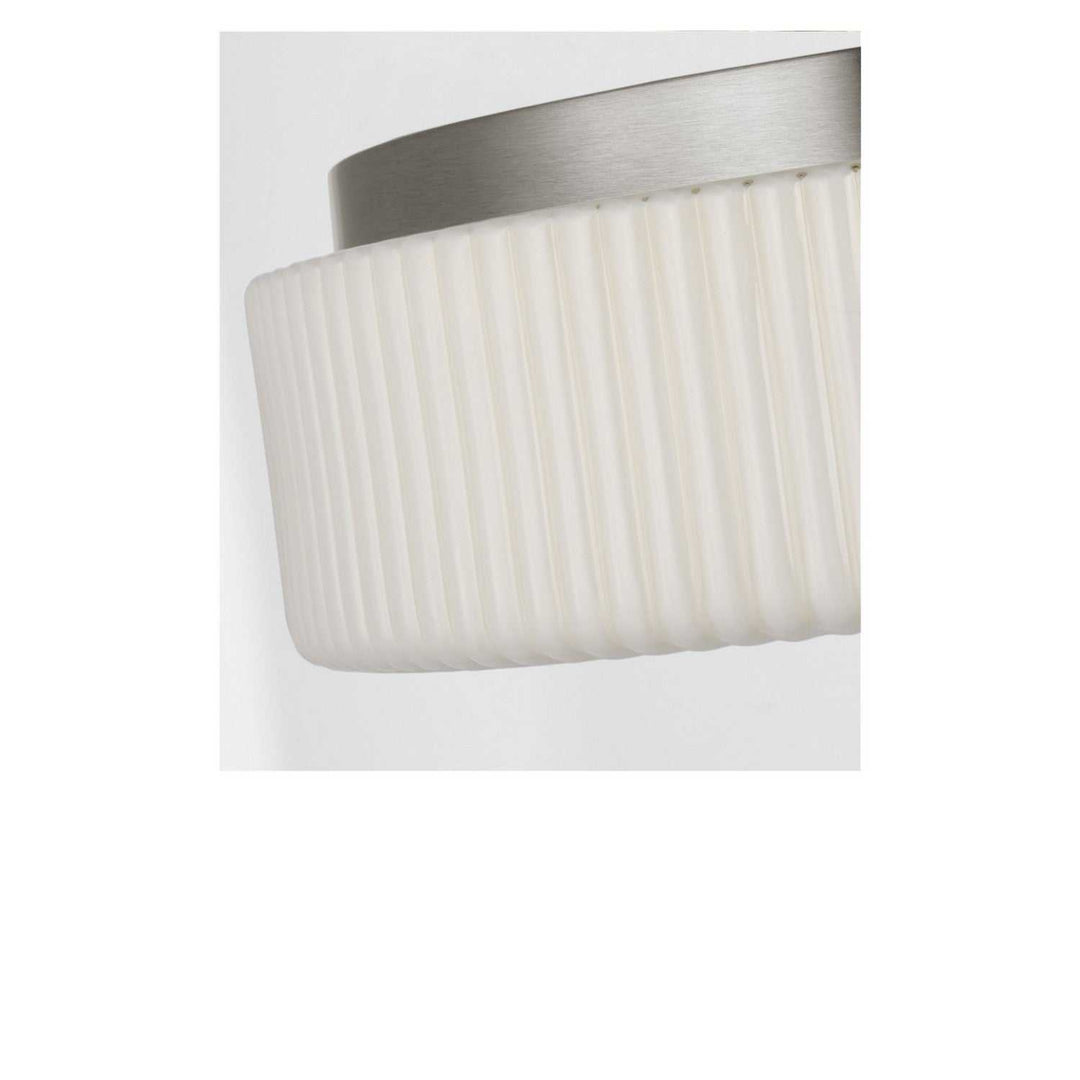Axira Two Light Flush Mount in Brushed Nickel Generation Lighting Canada