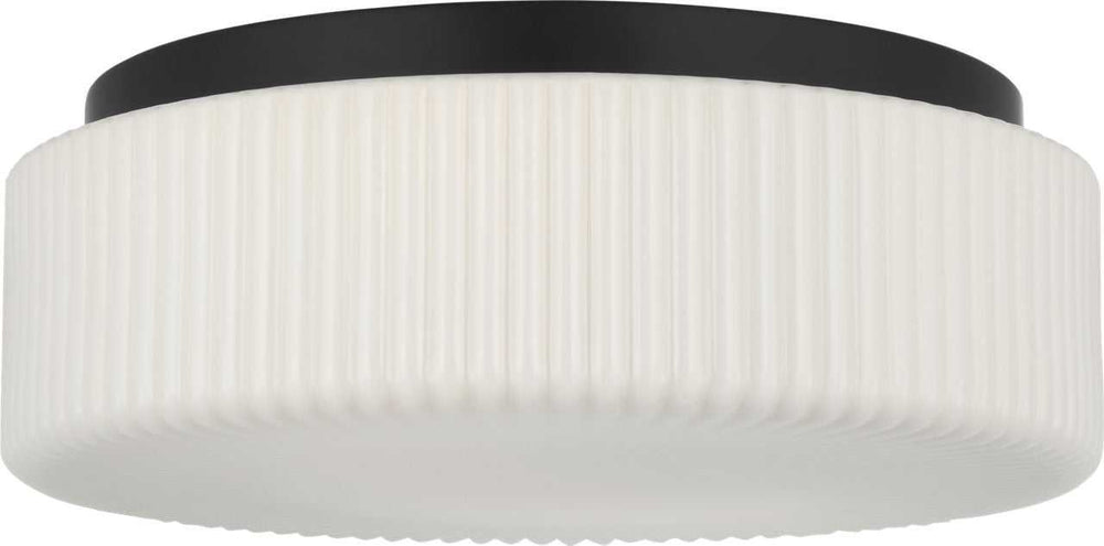 Axira Two Light Flush Mount in Midnight Black Generation Lighting Canada