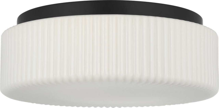 Axira Two Light Flush Mount in Midnight Black Generation Lighting Canada