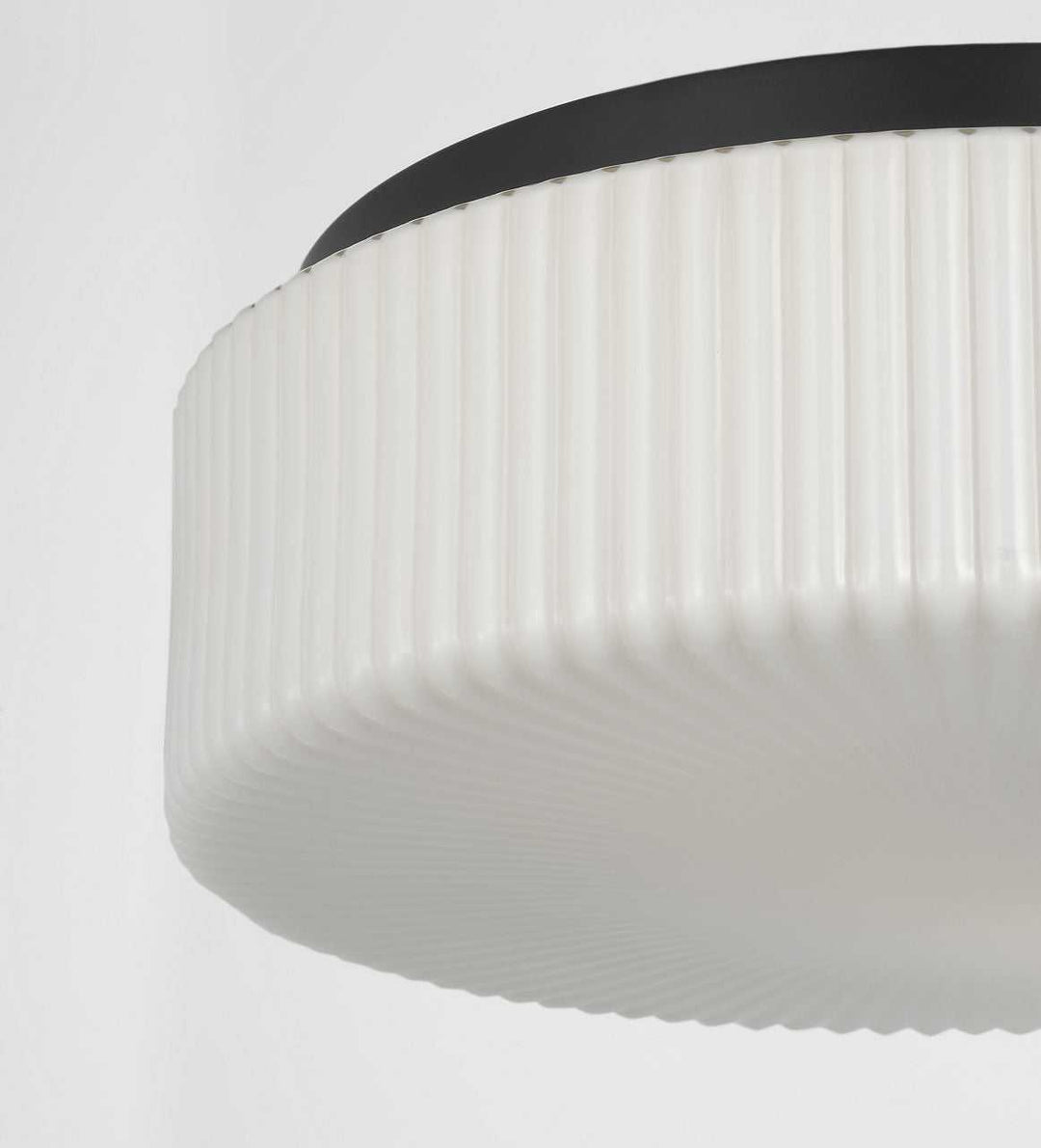 Axira Two Light Flush Mount in Midnight Black Generation Lighting Canada