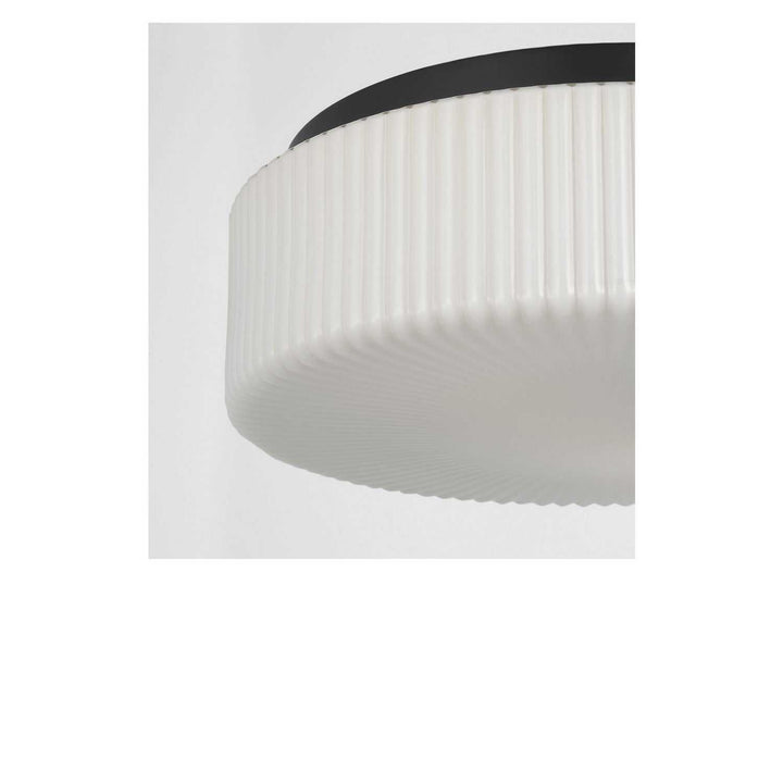 Axira Two Light Flush Mount in Midnight Black Generation Lighting Canada