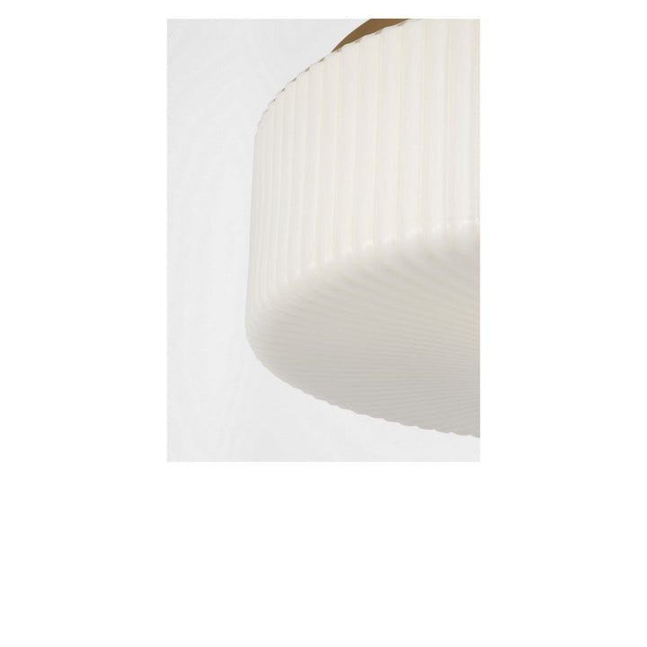 Axira Two Light Flush Mount in Satin Brass Generation Lighting Canada