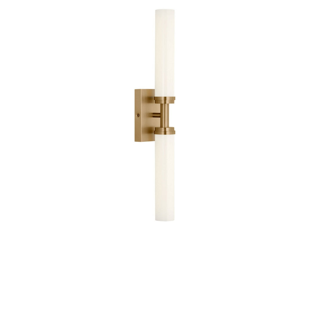 Coles LED Vanity in Satin Brass Generation Lighting Canada