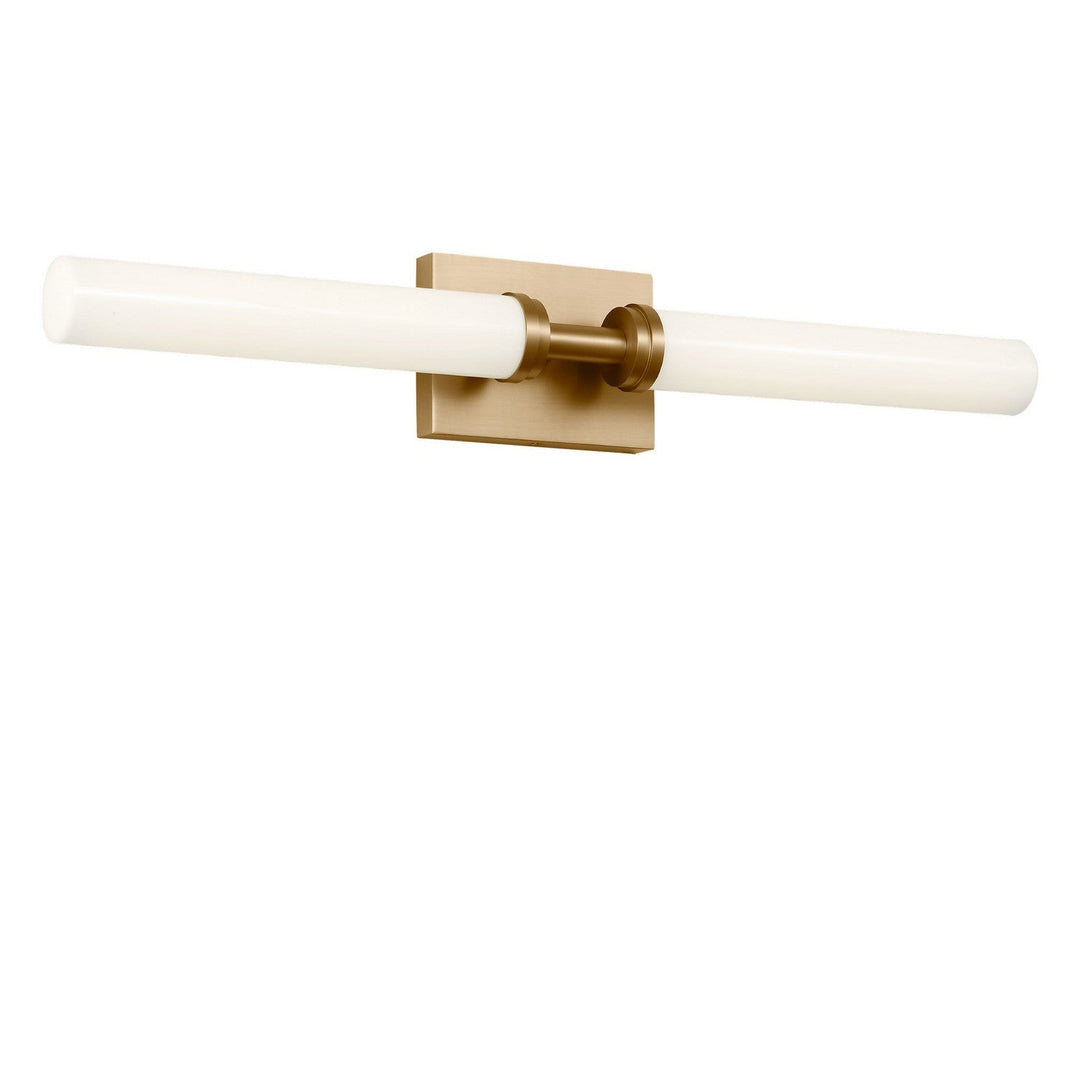 Coles LED Vanity in Satin Brass Generation Lighting Canada