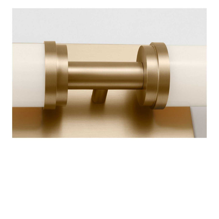 Coles LED Vanity in Satin Brass Generation Lighting Canada