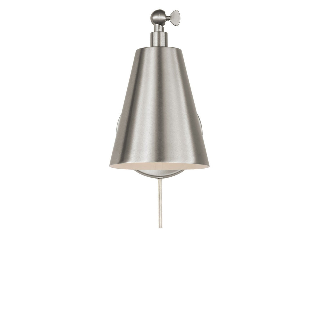 Drae One Light Wall Sconce in Burnished Brass Generation Lighting Canada