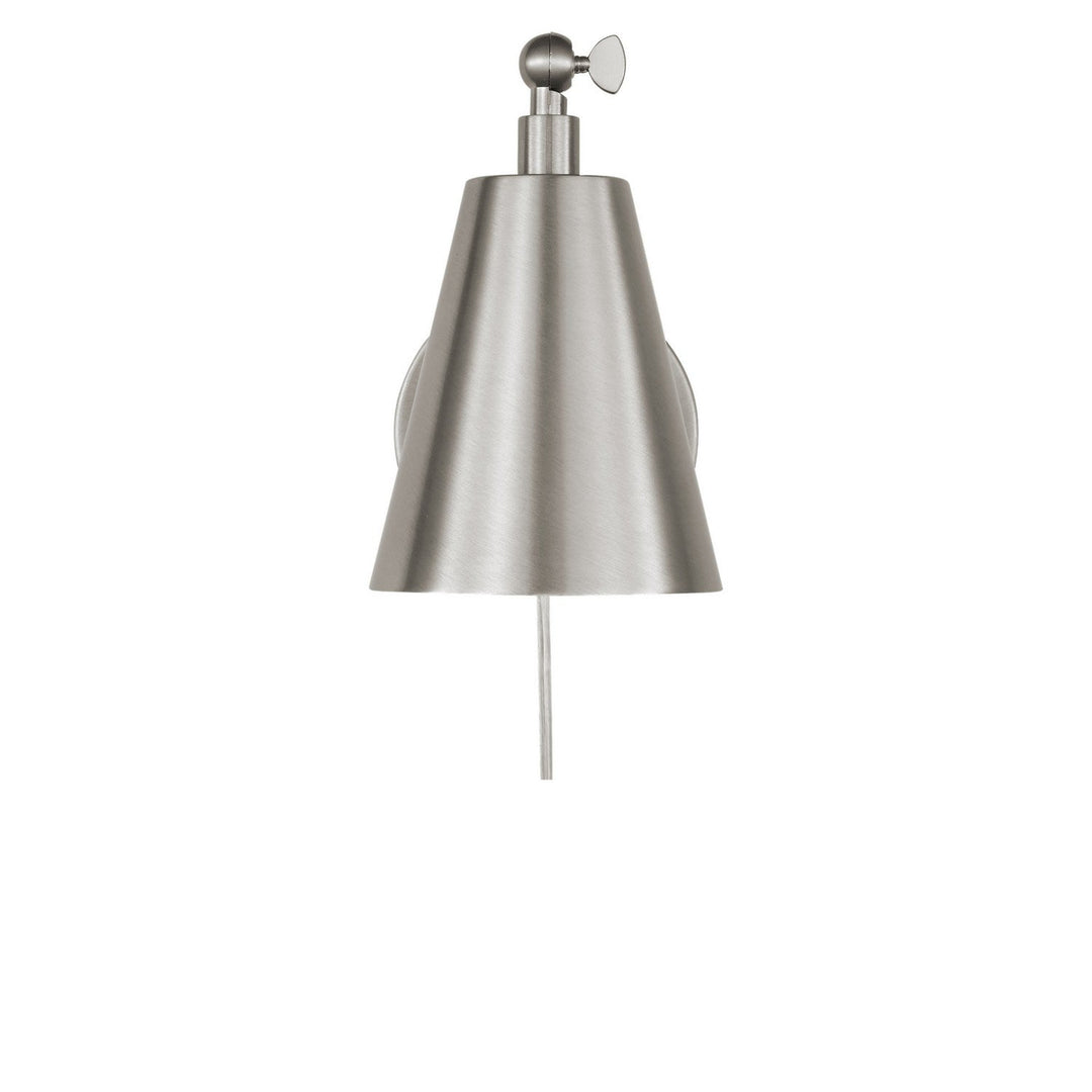 Drae One Light Wall Sconce in Burnished Brass Generation Lighting Canada