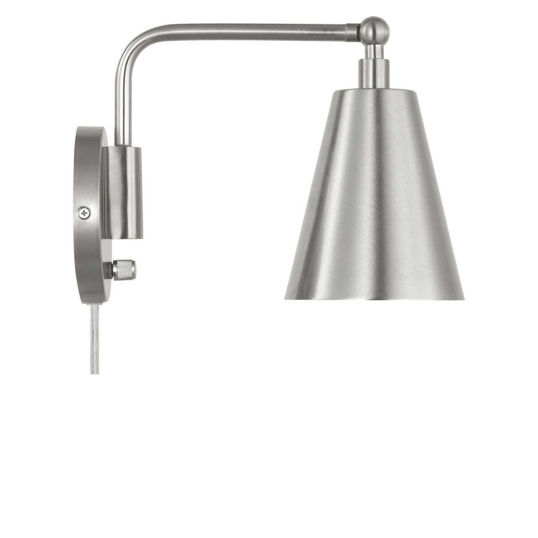 Drae One Light Wall Sconce in Burnished Brass Generation Lighting Canada