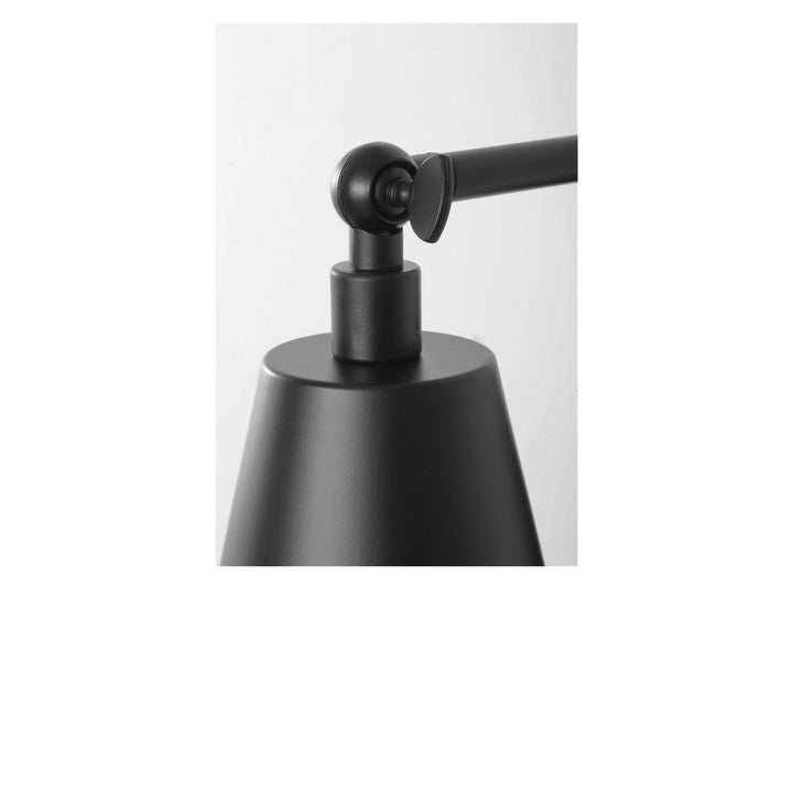 Drae One Light Wall Sconce in Midnight Black Generation Lighting Canada