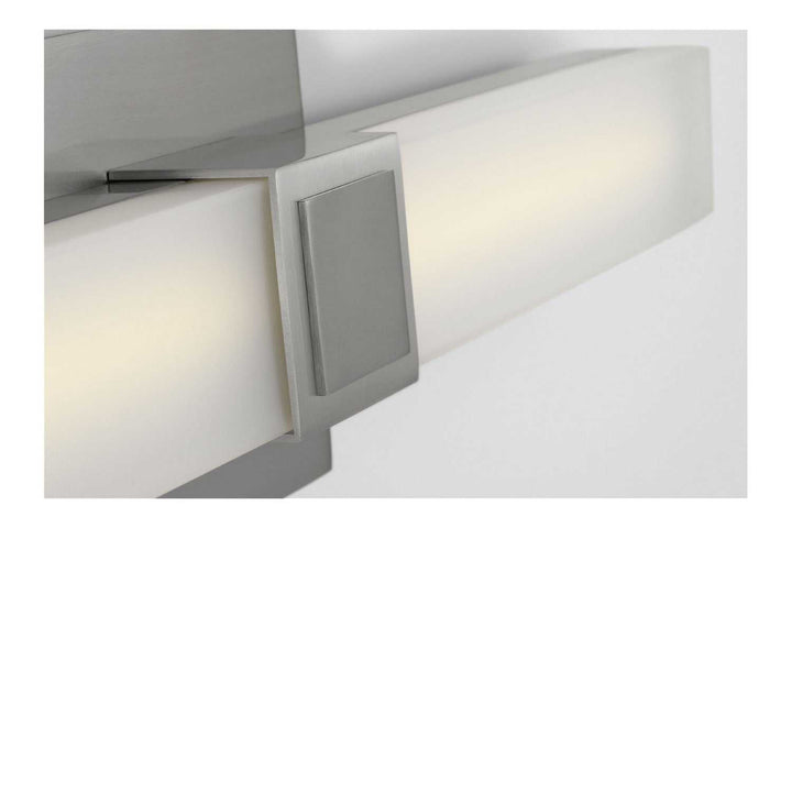 Fentress LED Vanity in Brushed Nickel Generation Lighting Canada