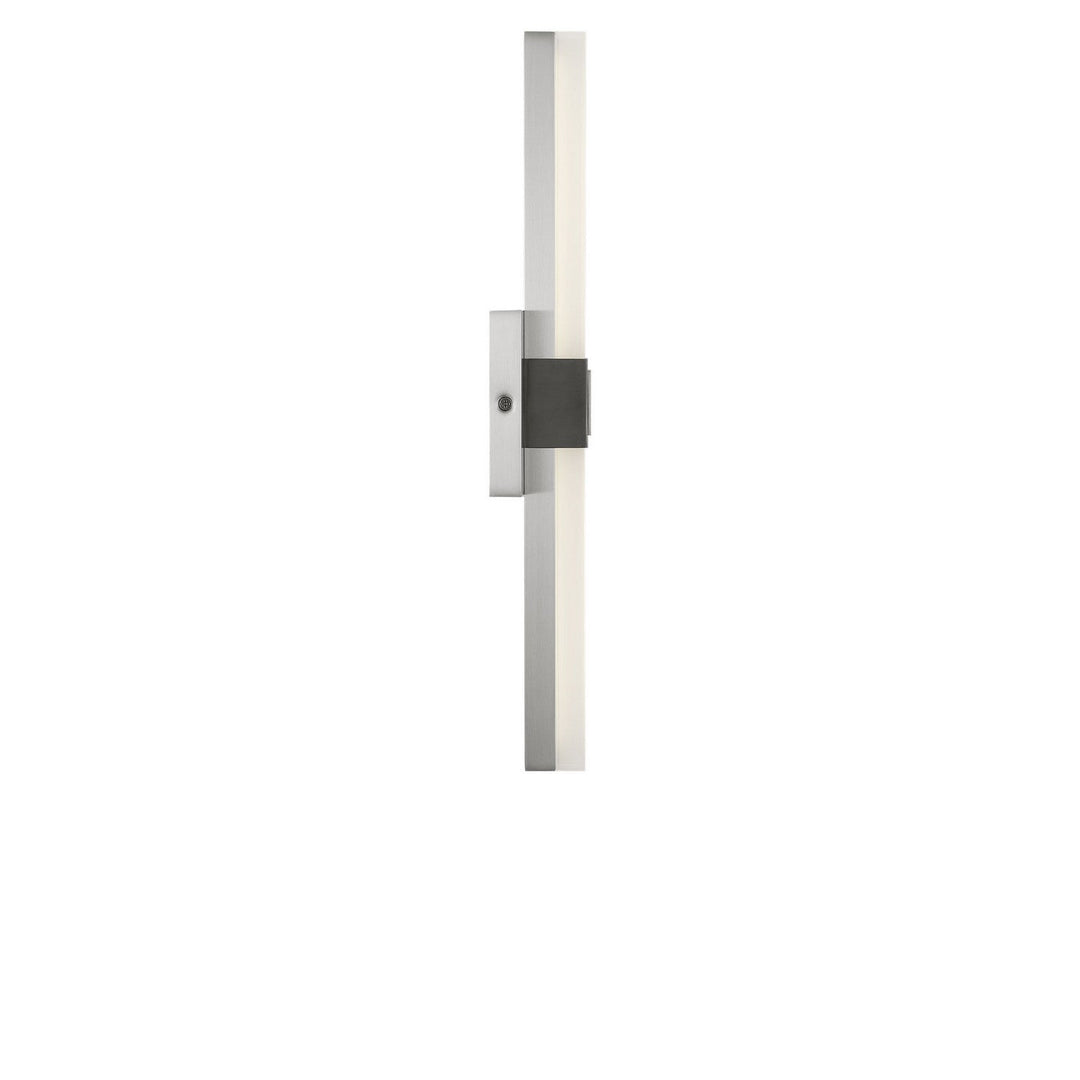 Fentress LED Vanity in Brushed Nickel Generation Lighting Canada