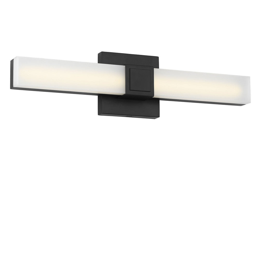Fentress LED Vanity in Midnight Black Generation Lighting Canada