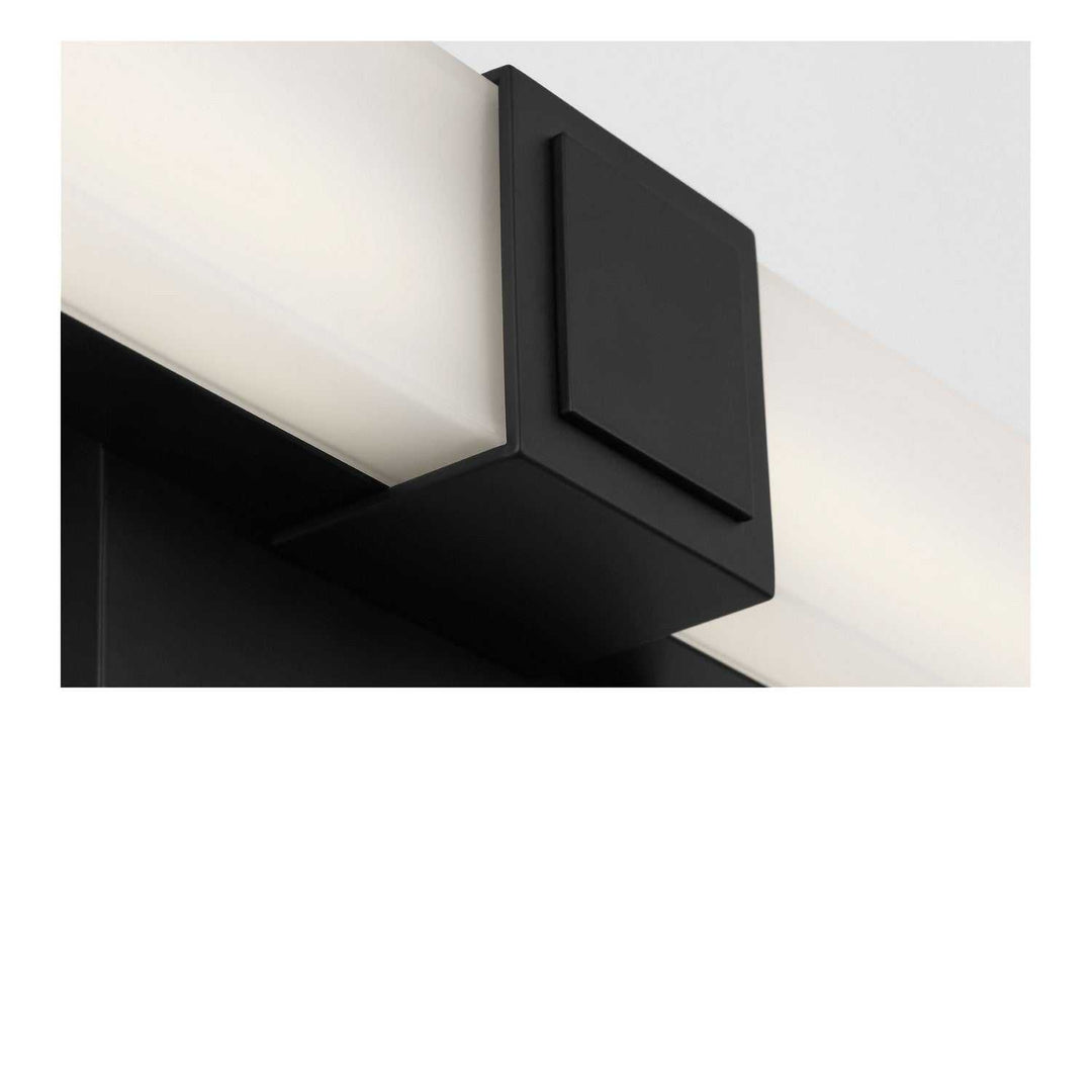 Fentress LED Vanity in Midnight Black Generation Lighting Canada