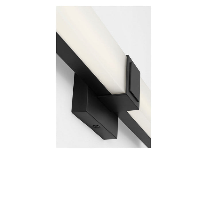 Fentress LED Vanity in Midnight Black Generation Lighting Canada