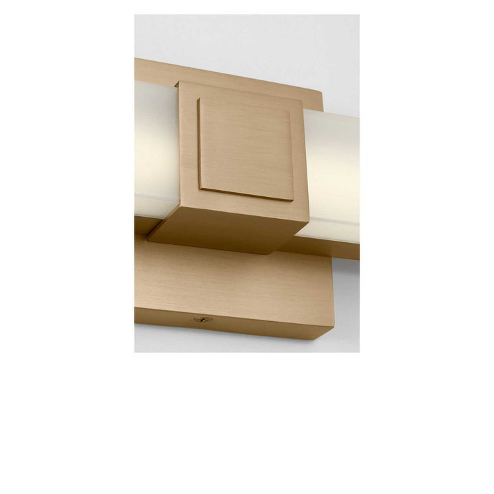 Fentress LED Vanity in Satin Brass Generation Lighting Canada