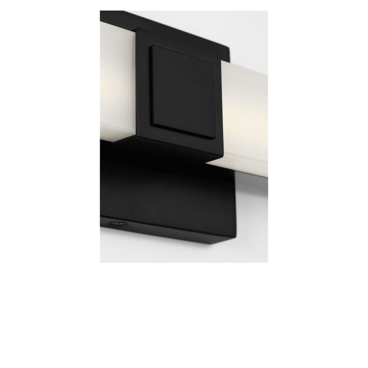Fentress LED Vanity in Midnight Black Generation Lighting Canada