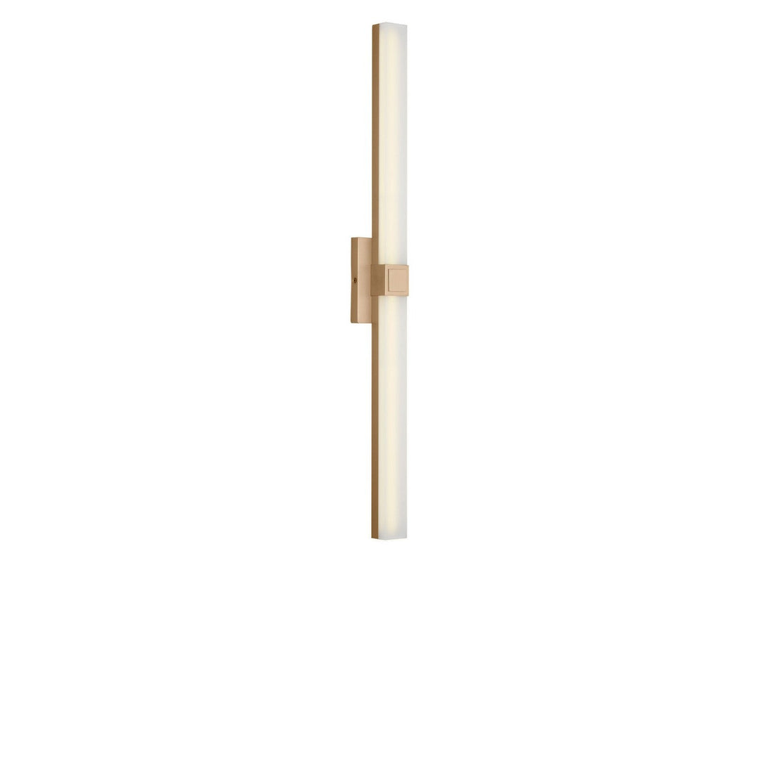 Fentress LED Vanity in Satin Brass Generation Lighting Canada