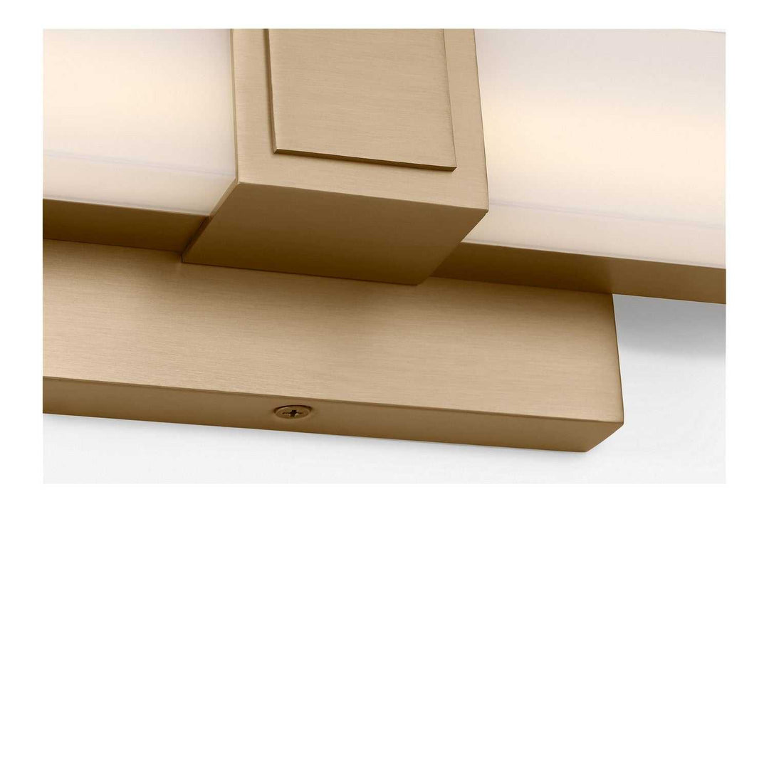 Fentress LED Vanity in Satin Brass Generation Lighting Canada
