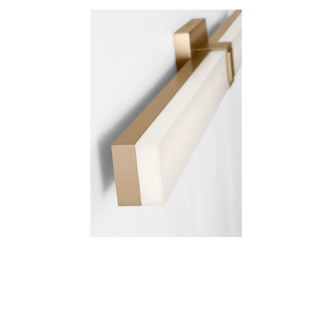 Fentress LED Vanity in Satin Brass Generation Lighting Canada