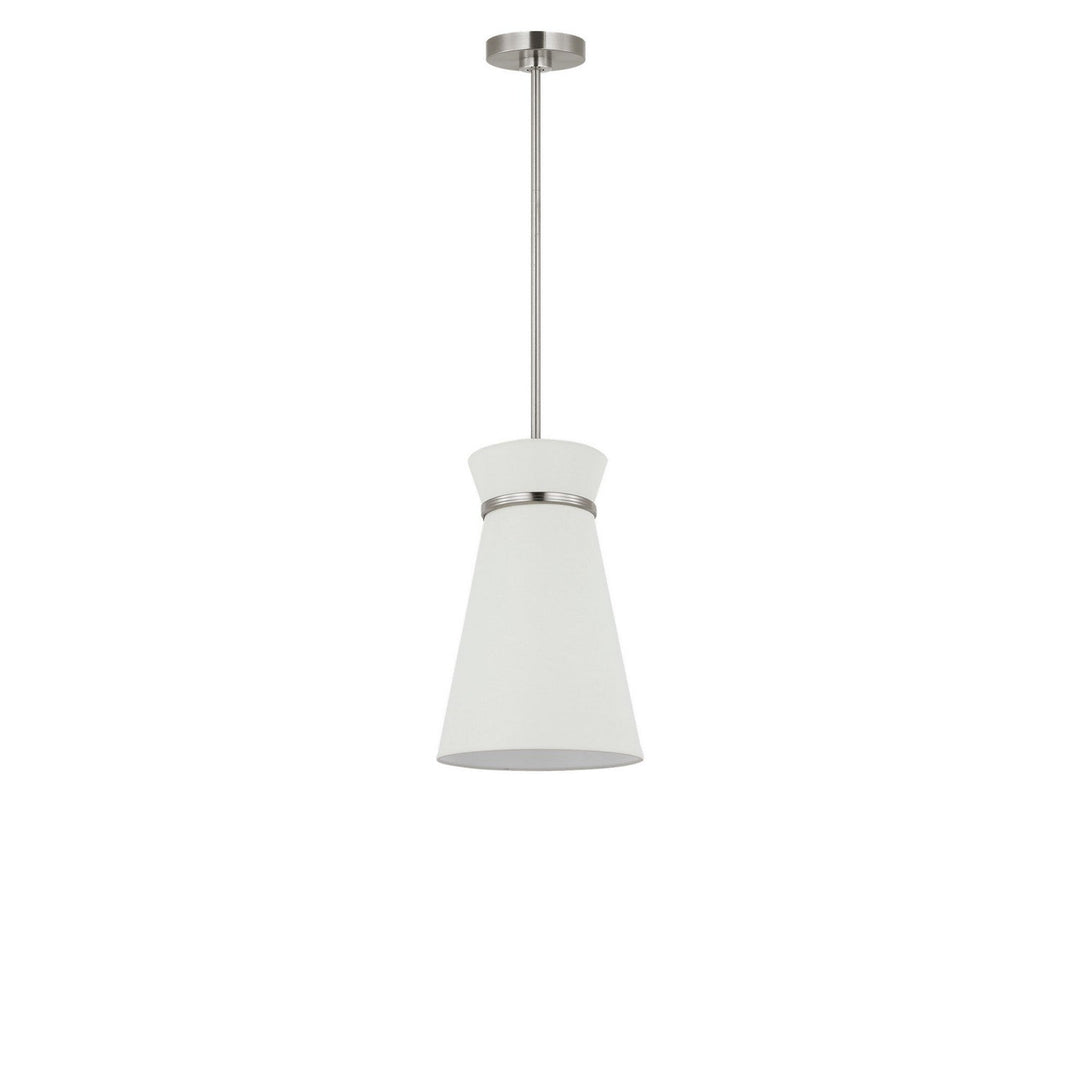 Fynn One Light Pendant in Brushed Nickel Generation Lighting Canada