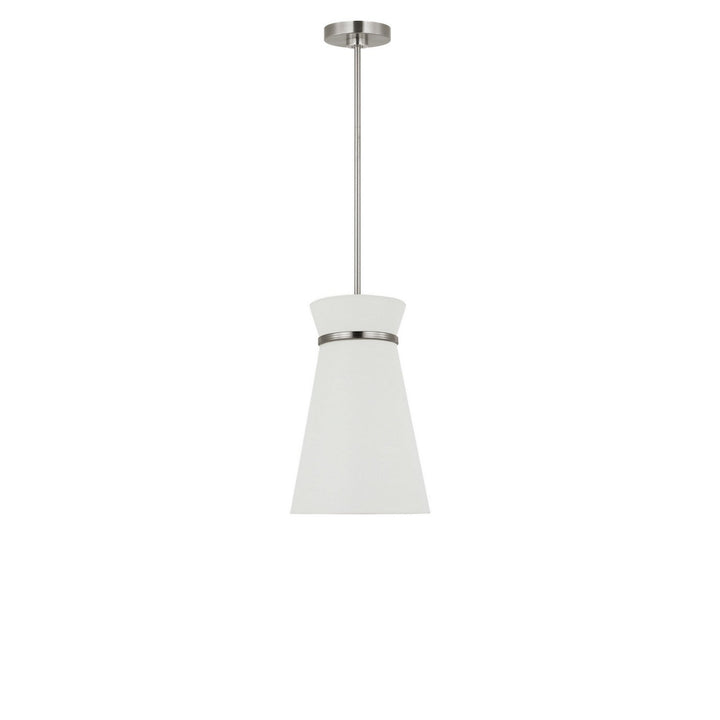Fynn One Light Pendant in Brushed Nickel Generation Lighting Canada