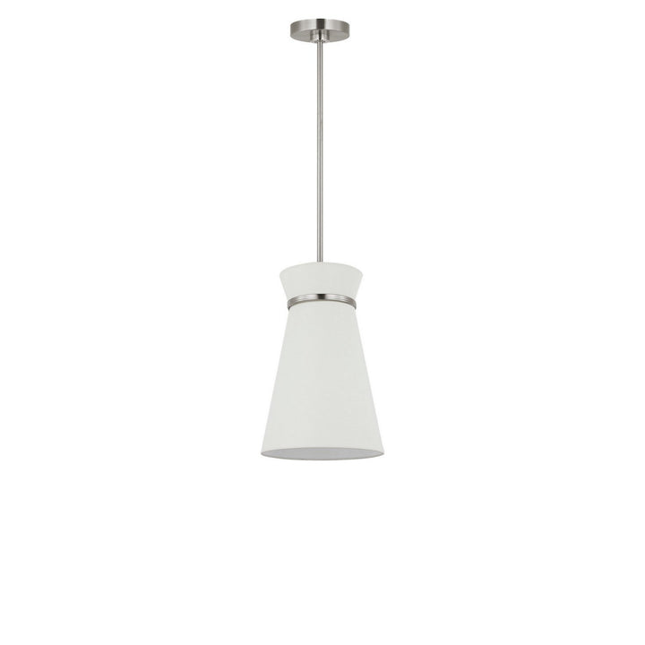 Fynn One Light Pendant in Brushed Nickel Generation Lighting Canada
