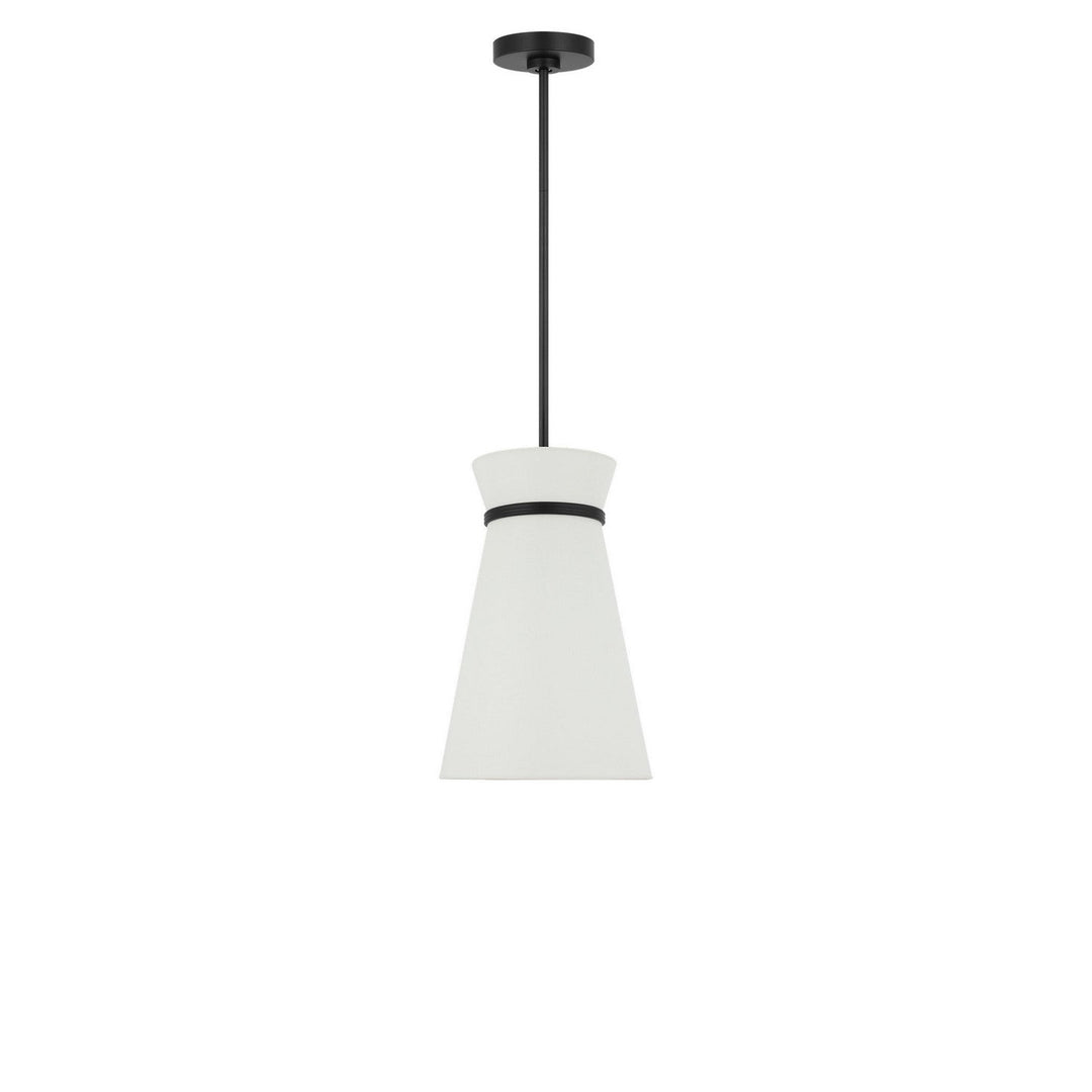 Fynn One Light Pendant in Midnight Black Generation Lighting Canada