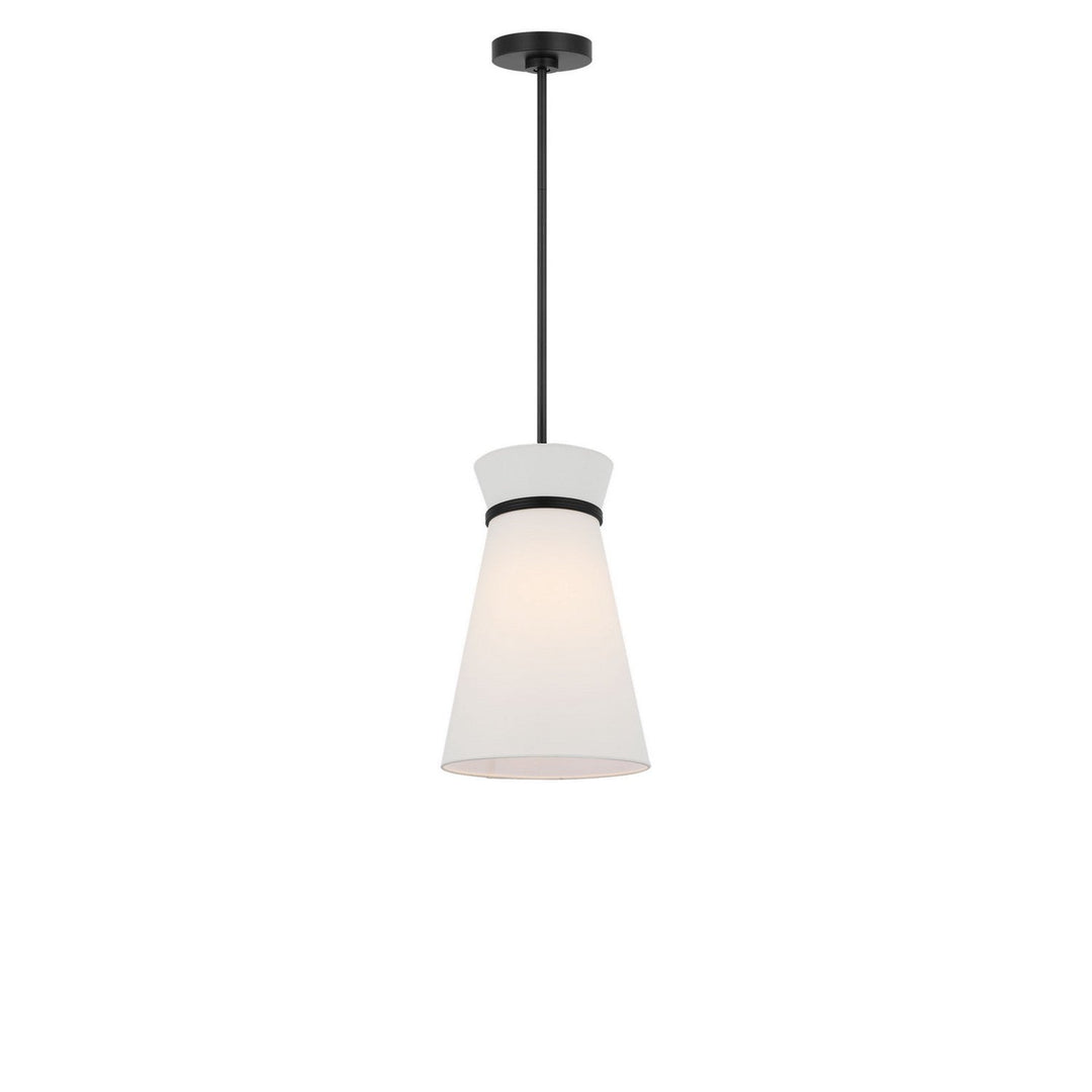 Fynn One Light Pendant in Midnight Black Generation Lighting Canada