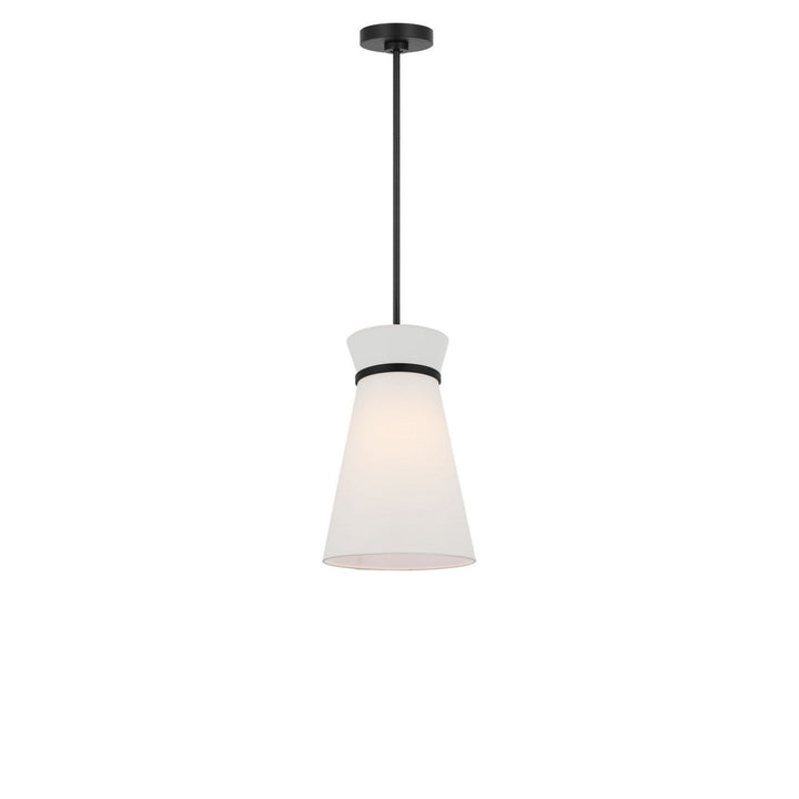 Fynn One Light Pendant in Midnight Black Generation Lighting Canada