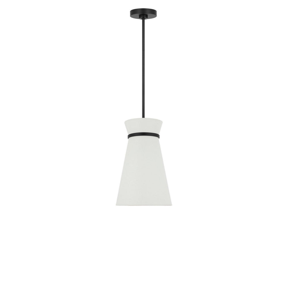 Fynn One Light Pendant in Midnight Black Generation Lighting Canada