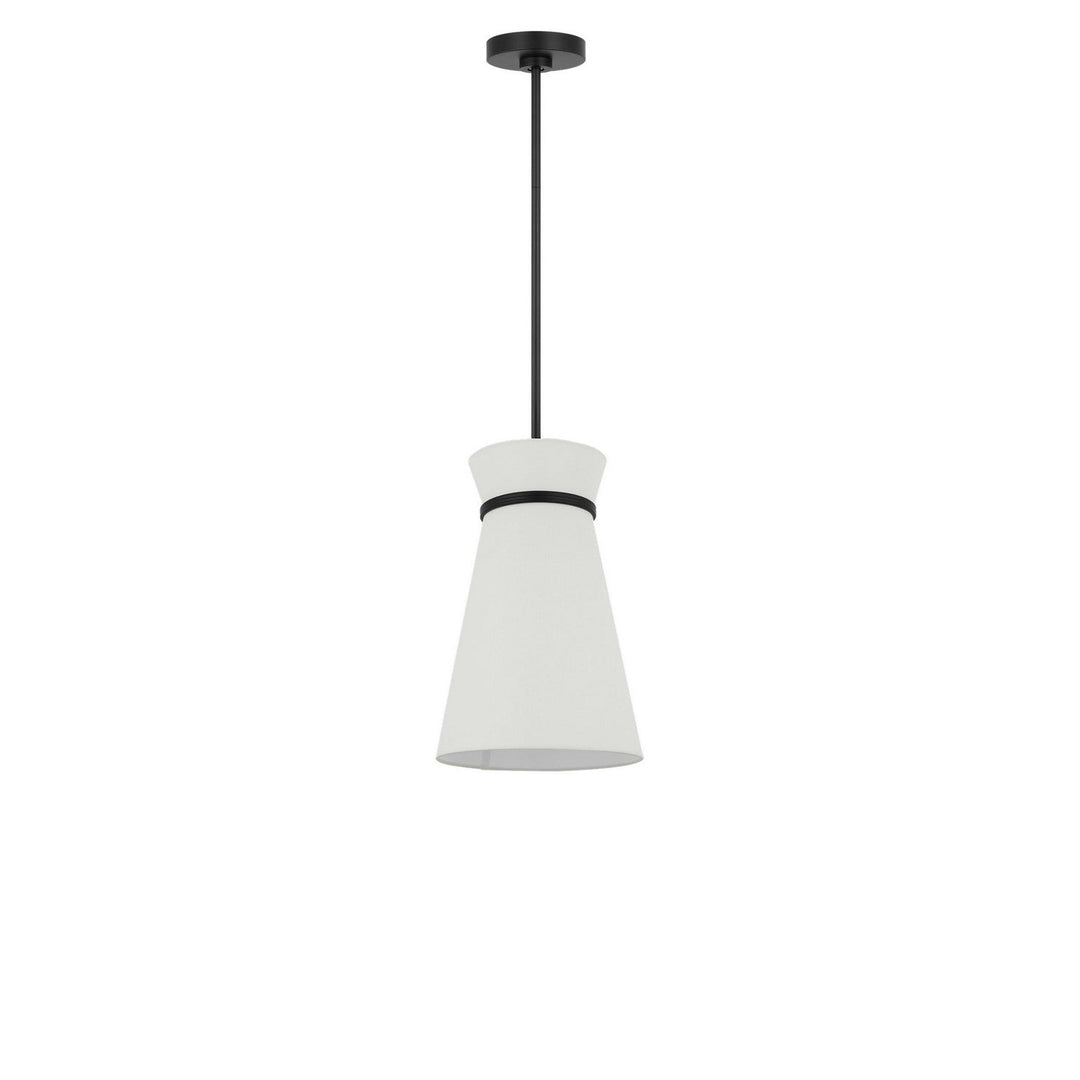 Fynn One Light Pendant in Midnight Black Generation Lighting Canada