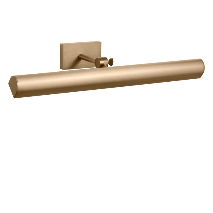 Gallery LED Picture Light in Satin Brass Generation Lighting Canada