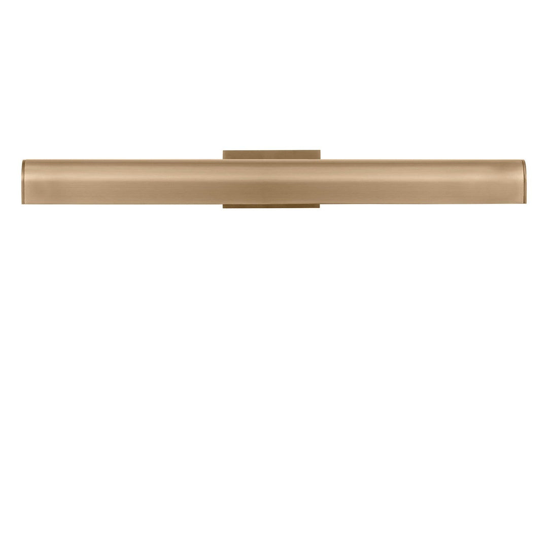 Gallery LED Picture Light in Satin Brass Generation Lighting Canada