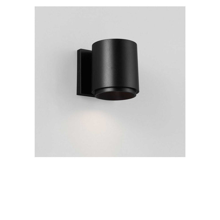 Huntwick LED Outdoor Wall Lantern in Textured Black Generation Lighting Canada