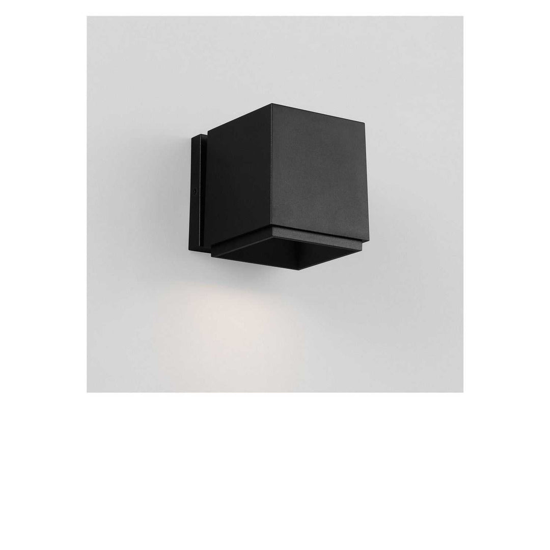 Huntwick LED Outdoor Wall Lantern in Textured Black Generation Lighting Canada