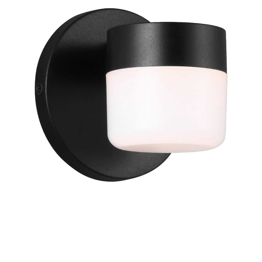 Kinwood LED Outdoor Wall Lantern in Textured Black Generation Lighting Canada