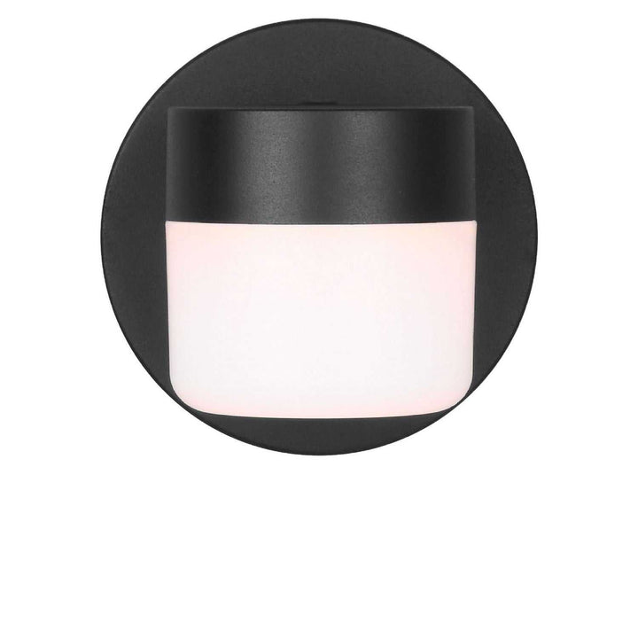 Kinwood LED Outdoor Wall Lantern in Textured Black Generation Lighting Canada