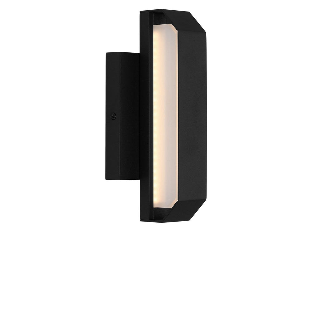Lakemont LED Outdoor Wall Lantern in Textured Black Generation Lighting Canada