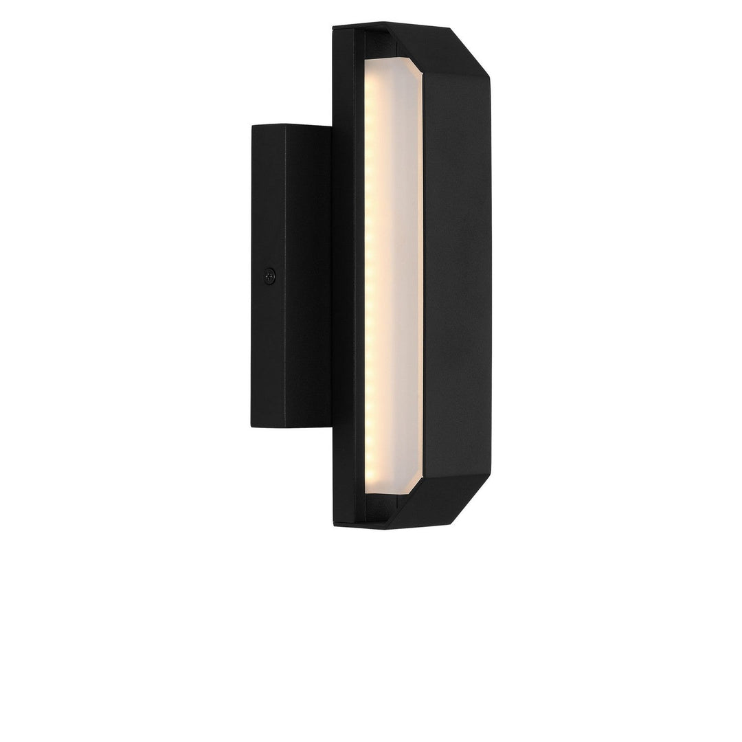 Lakemont LED Outdoor Wall Lantern in Textured Black Generation Lighting Canada