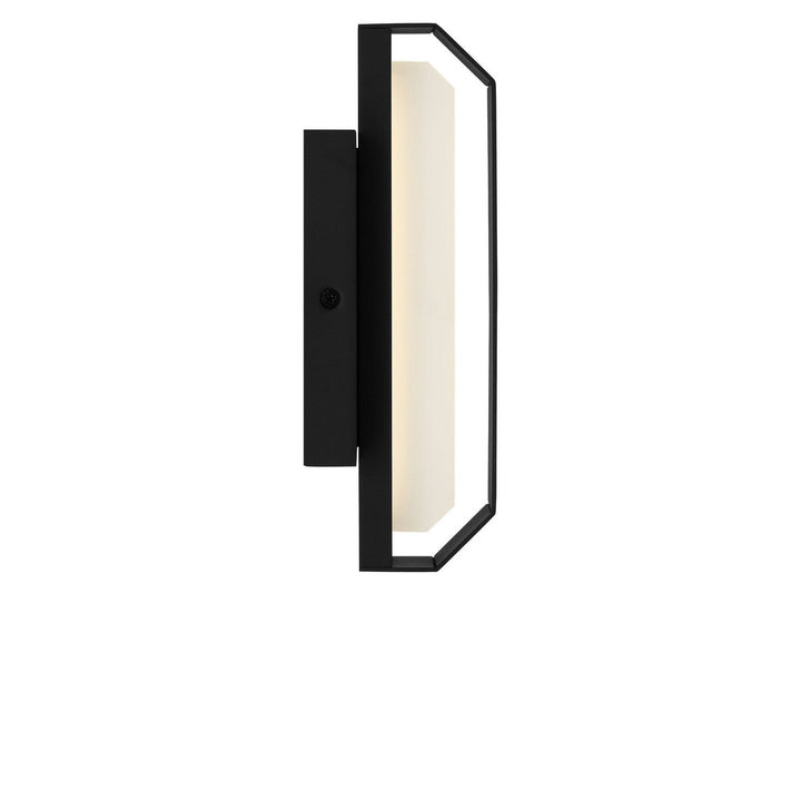 Lakemont LED Outdoor Wall Lantern in Textured Black Generation Lighting Canada