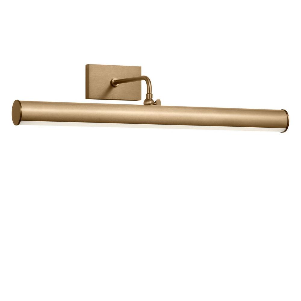 Loxen LED Picture Light in Satin Brass Generation Lighting Canada