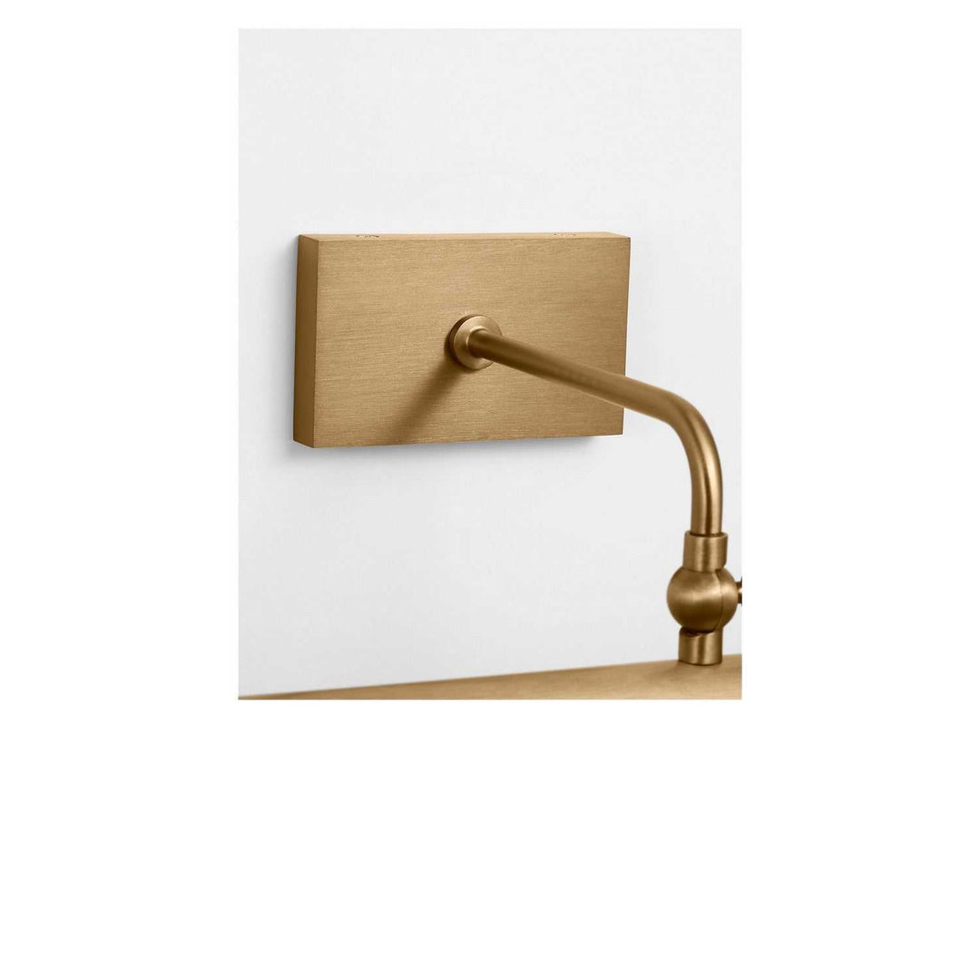 Loxen LED Picture Light in Satin Brass Generation Lighting Canada