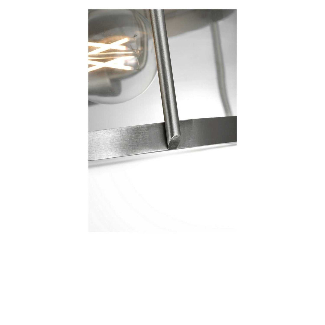 Lumra Two Light Flush Mount in Brushed Nickel Generation Lighting Canada