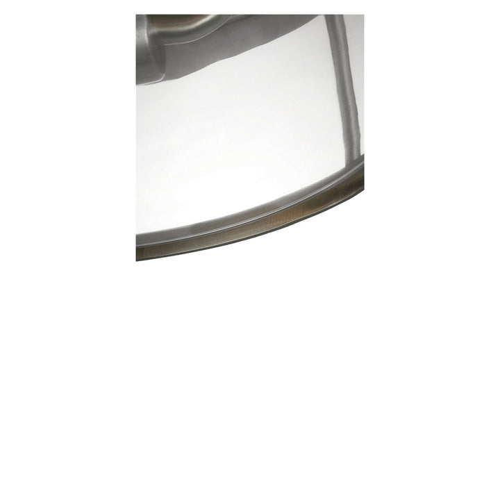 Lumra Two Light Flush Mount in Brushed Nickel Generation Lighting Canada
