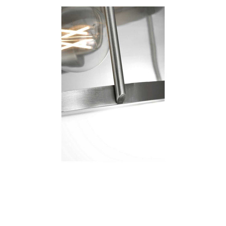 Lumra Two Light Flush Mount in Brushed Nickel Generation Lighting Canada