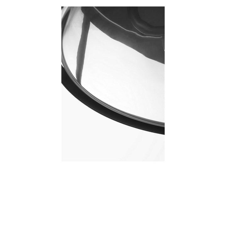 Lumra Two Light Flush Mount in Midnight Black Generation Lighting Canada