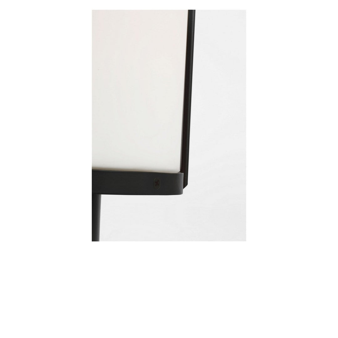 Luning One Light Outdoor Post Lantern in Textured Black Generation Lighting Canada